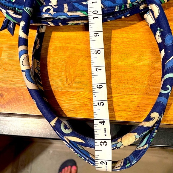 Vera Bradley “Mediterranean” Bowler Bag w/Crossbody Wallet - Picture 10 of 16